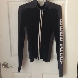 BEBE sport zip up sweater